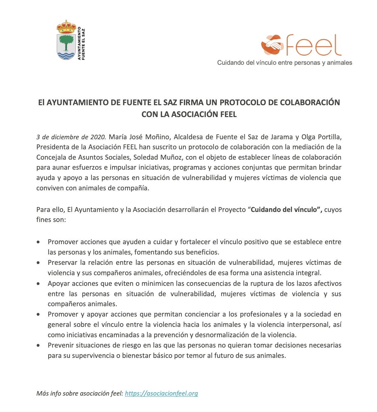 NP fsaz acuerdo con FEEL dic 2020 