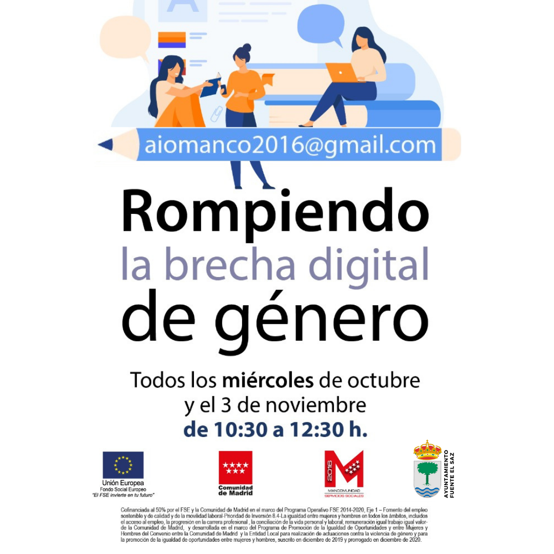 cartel mancomunidad brecha digital