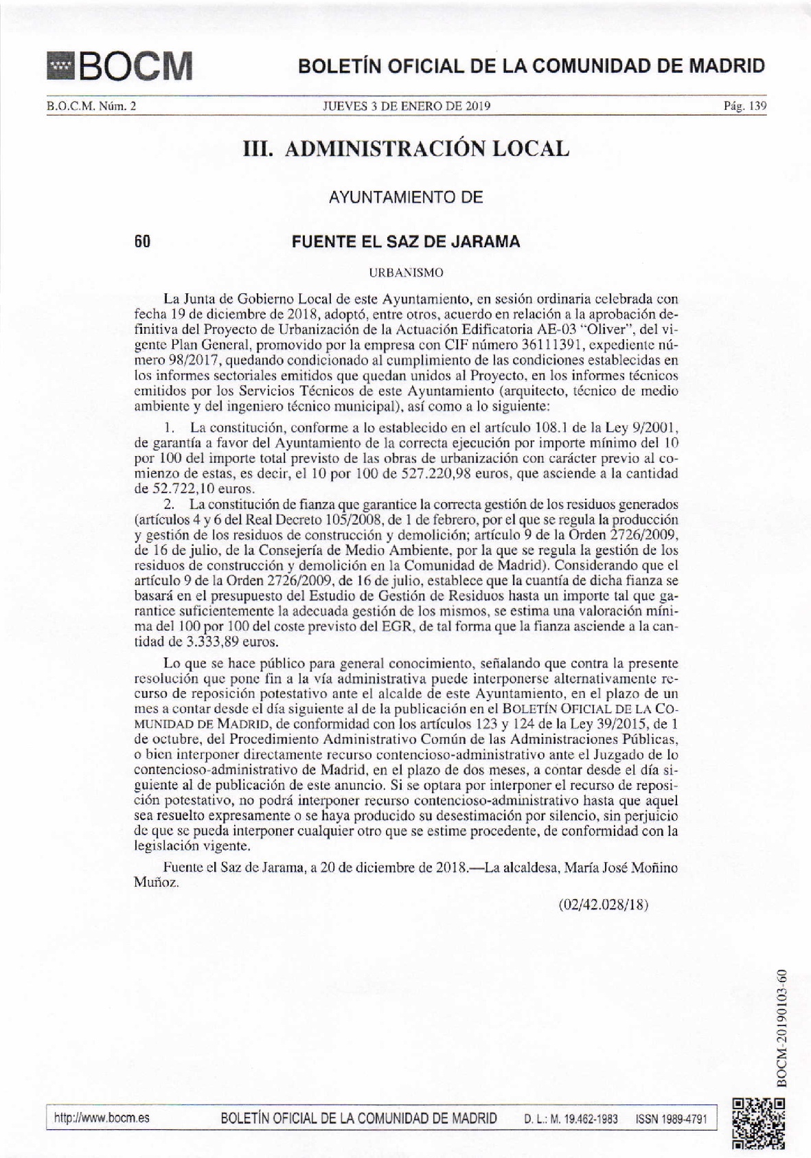 AprobacionDefinitivaProyectoUrbOliver
